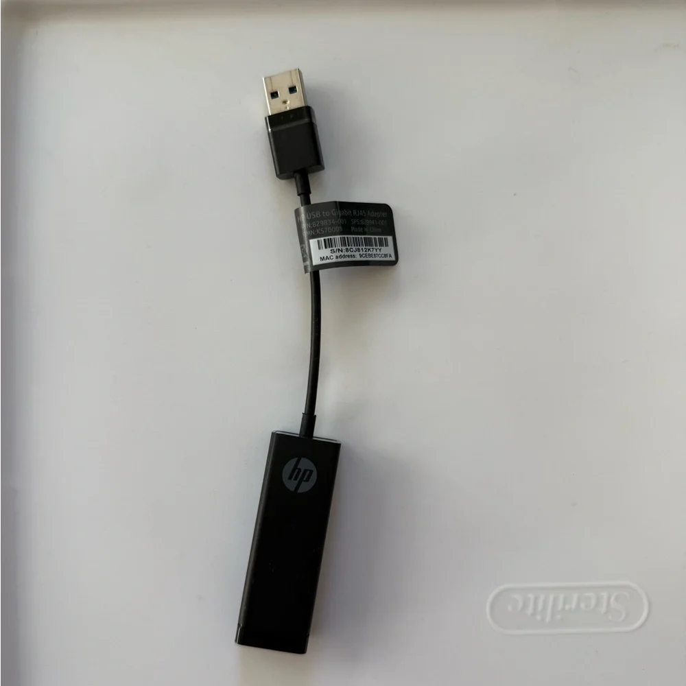 HP USB to Gigabit RJ45 Adapter